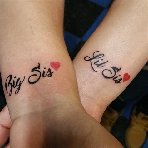 sister tattoos ideas|heart warming tattoos for sister.